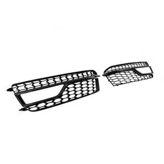 Nebelscheinwerfer-Gitter RS-Style (Sport, 2011-2015, 2 Stk, Schwarz) Audi A5 2007-2015 Foto 1