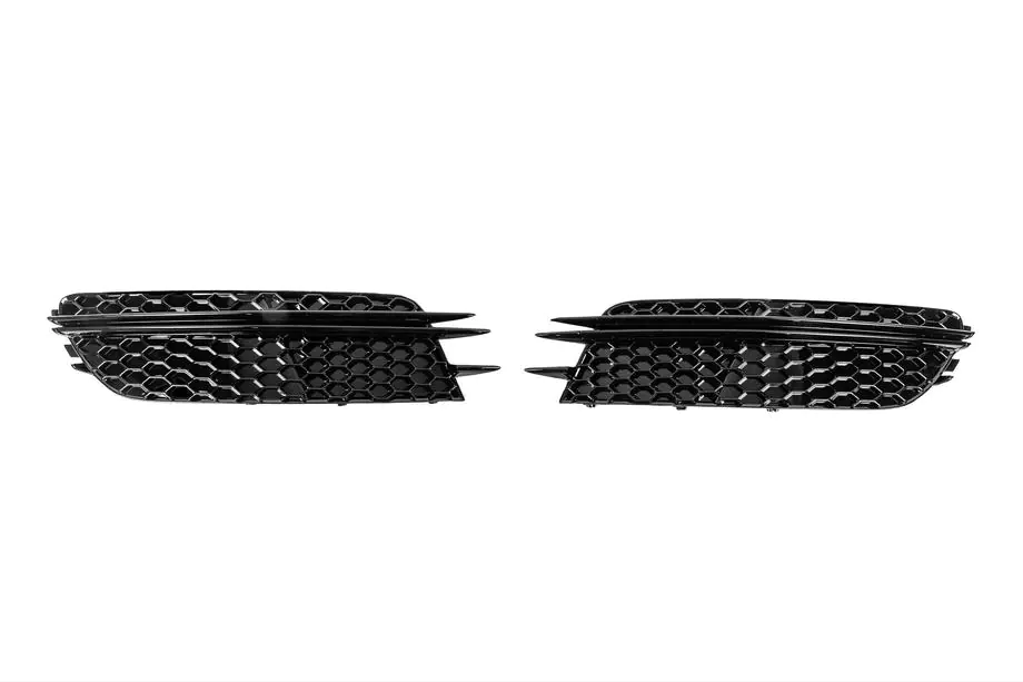 Audi A6 C7 2011–2018 Nebelscheinwerfergitter RS-Style (für Base, 2011-2014, 2 Stk., Schwarz) Foto 1