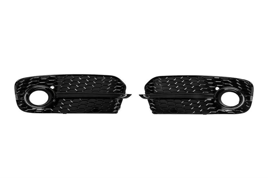Audi Q5 2008-2017 Nebelscheinwerfer-Gitter RS-Style (2013-2017, 2 Stk, Schwarz) Image