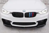 BMW 4 Series F32/F33/F36 2012-2020 Frontspoiler DPT Lip V-1 (Für M4, Schwarz Glanz) Foto 4