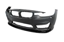 BMW 4 Series F32/F33/F36 2012-2020 Frontspoiler DPT Lip V-1 (Für M4, Schwarz Glanz) Foto 7