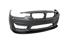BMW 4 Series F32/F33/F36 2012-2020 Frontspoiler DPT Lip V-1 (Für M4, Schwarz Glanz) Foto 13