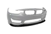BMW 4 Series F32/F33/F36 2012-2020 Frontspoiler DPT Lip V-1 (Für M4, Schwarz Glanz) Foto 8