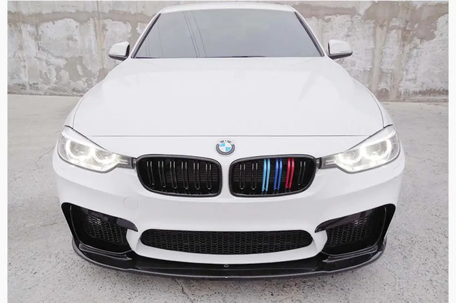 BMW 4 Series F32/F33/F36 2012-2020 Frontspoiler DPT Lip V-1 (Für M4, Schwarz Glanz) Image