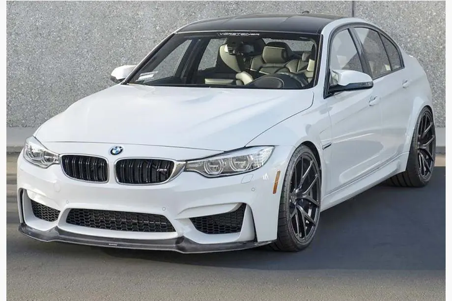 BMW 4 Series F32/F33/F36 2012-2020 Frontspoiler DPT Lip V-2 (Für M4, Schwarz Glanz) Foto 5