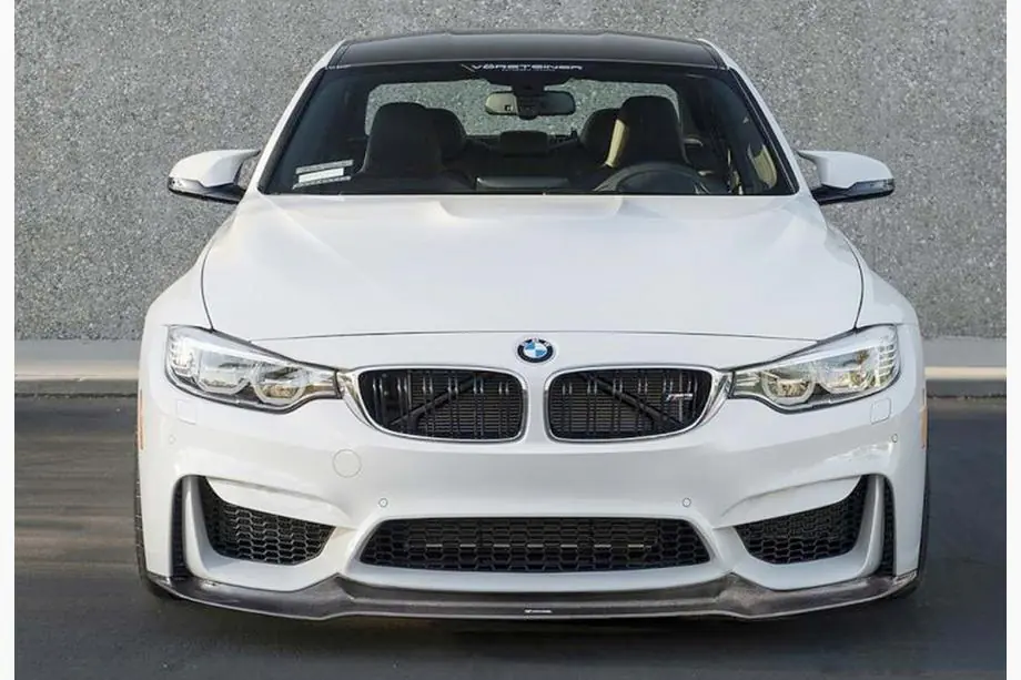 BMW 4 Series F32/F33/F36 2012-2020 Frontspoiler DPT Lip V-2 (Für M4, Schwarz Glanz) Foto 1