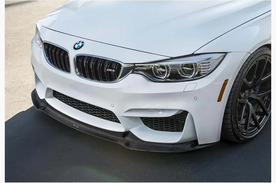 BMW 4 Series F32/F33/F36 2012-2020 Frontspoiler DPT Lip V-2 (Für M4, Schwarz Glanz) Foto 4