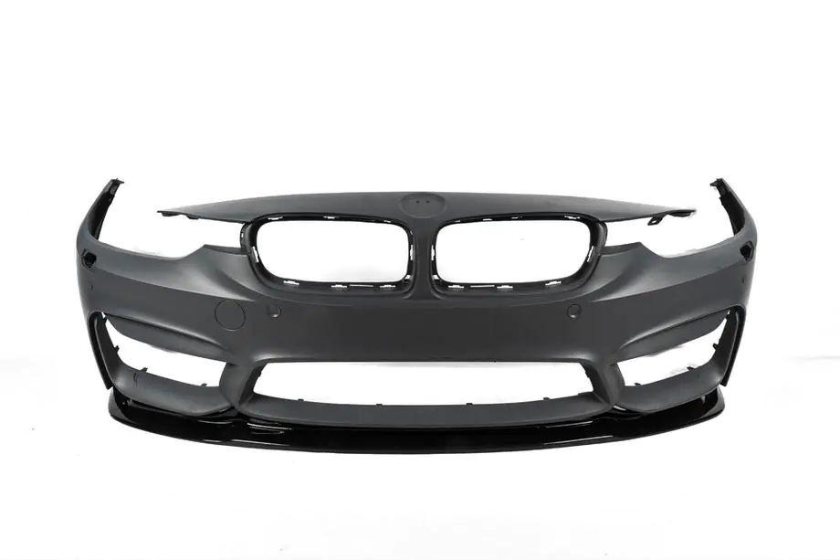 BMW 4 Series F32/F33/F36 2012-2020 Frontspoiler DPT Lip V-2 (Für M4, Schwarz Glanz) Foto 8
