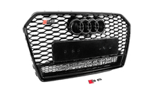 Audi A6 C7 2011-2017 Vorderer schwarzer RS-Style Kühlergrill mit Quattro Schriftzug (2014-2017) Foto 3