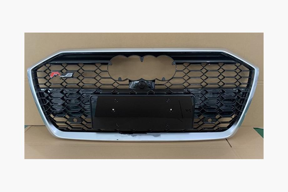 Audi A6 C8 2018–2025 Frontgrill RS-Style (schwarz mit Chrom) Image