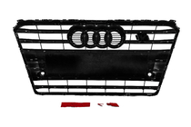 Audi A7 2010-2018 Frontgrill S-Style (2010-2014, schwarz mit Chrom) Foto 4