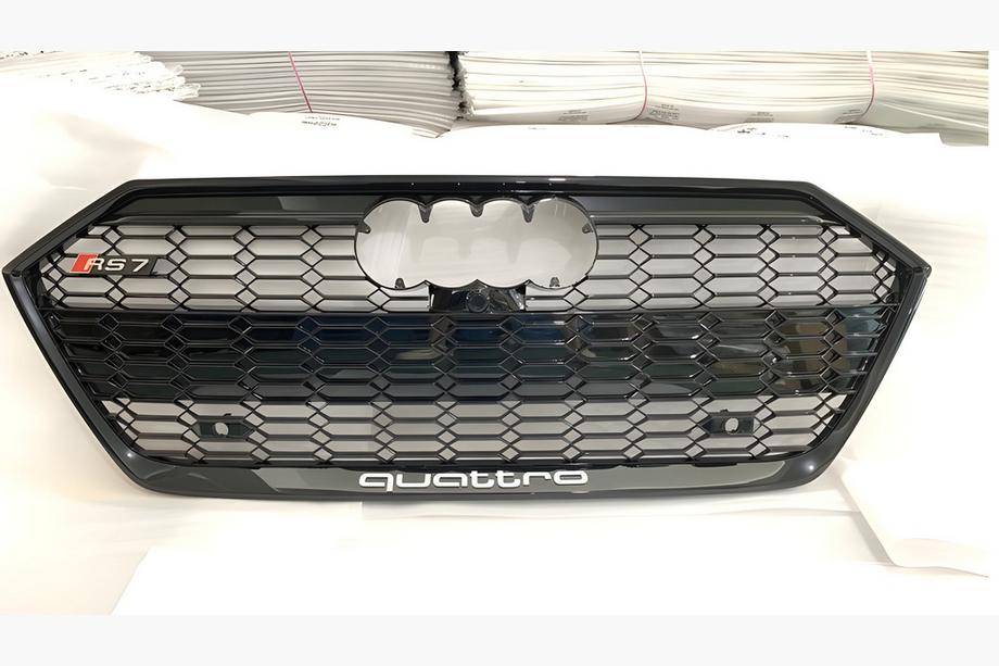 Audi A7 2018- Frontgrill RS-Style mit Quattro Schriftzug (schwarz) Image