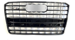 Audi A8 2010-2018 Frontgrill S-Style (2010-2013, schwarz) Foto 1