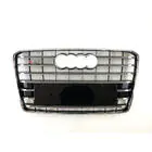 Audi A8 2010-2018 Frontgrill S-Style (2014-2018, schwarz mit Chrom) Foto 1