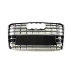 Audi A8 2010-2018 Frontgrill S-Style (2014-2018, schwarz mit Chrom) Foto 3