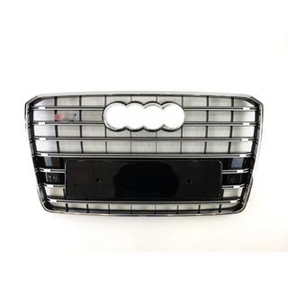 Frontgrill S-Style (2014-2018, schwarz mit Chrom) Foto 1