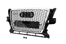 Audi Q5 2008-2017 Frontgrill RSQ-Style (2008-2012, schwarz mit Chrom) Foto 2