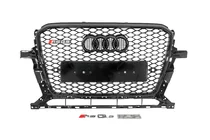 Audi Q5 2008-2017 Frontgrill RSQ-Style mit Quattro Schriftzug (2012-2017, schwarz) Foto 1