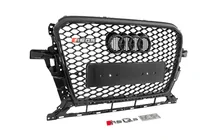 Audi Q5 2008-2017 Frontgrill RSQ-Style mit Quattro Schriftzug (2012-2017, schwarz) Foto 3