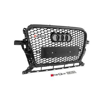 Frontgrill RSQ-Style mit Quattro Schriftzug (2012-2017, schwarz) Foto 3