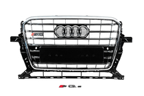 Audi Q5 2008-2017 Frontgrill SQ-Style (2012-2017, schwarz mit Chrom) Foto 1