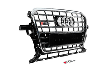 Audi Q5 2008-2017 Frontgrill SQ-Style (2012-2017, schwarz mit Chrom) Foto 3