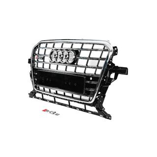 Frontgrill SQ-Style (2012-2017, schwarz mit Chrom) Audi Q5 2008-2017 Foto 2