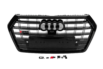 Audi Q5 2017-2025 Frontgrill SQ-Style (2017-2020, schwarz) Foto 1