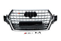 Audi Q7 2015–2026 Frontgrill SQ7-Style (2015-2019, schwarz mit Chrom) Foto 1