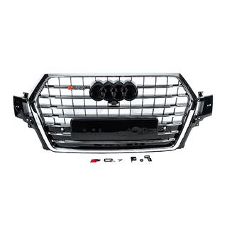 Kühlergrill vorne SQ-Style V-2 (2015-2019, schwarz mit Chrom) Audi Q7 2015–2026 Foto 1