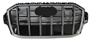 Audi Q7 2015–2026 Frontgrill RSQ-Style (2020+, Schwarz Matt mit Chrom) Foto 1