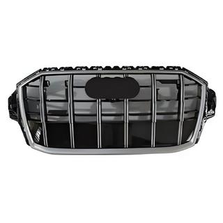 Frontgrill RSQ-Style (2020+, Schwarz Matt mit Chrom) Audi Q7 2015–2026