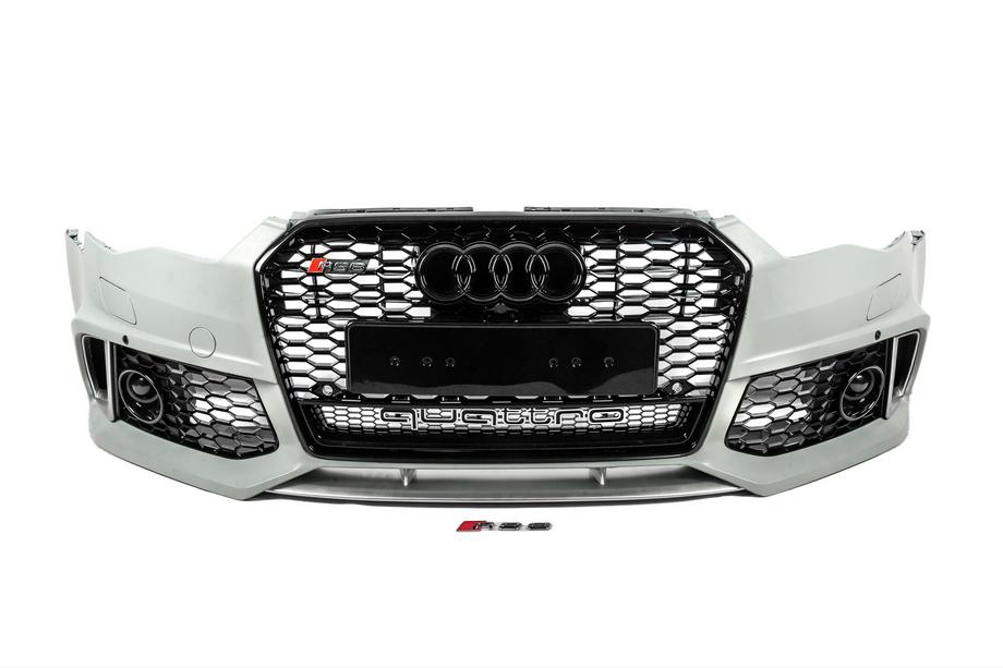 Audi A6 C7 2011–2018 Frontstoßstange mit schwarzem RS6-Style Grill (2014–2017) Foto 1