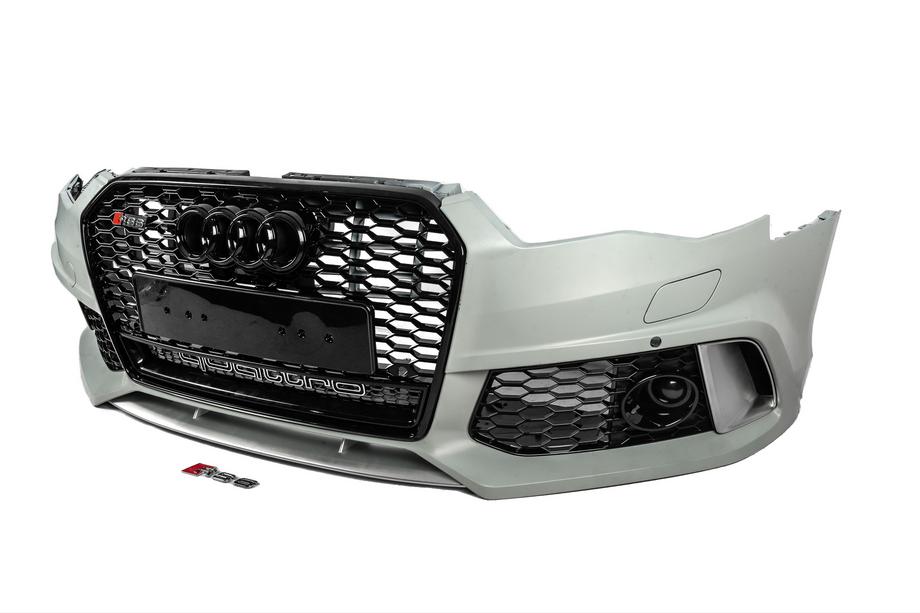 Audi A6 C7 2011–2018 Frontstoßstange mit schwarzem RS6-Style Grill (2014–2017) Foto 3