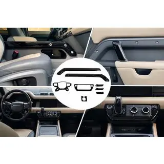 Schwarze Innenraum Abdeckungen Land Rover Defender 2019- Foto 1