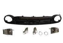 Audi A6 C7 2011-2017 Heckdiffusor mit Endrohren RS-Style V-1 (2011-2014) Foto 1