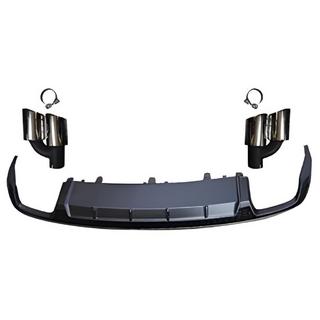 Heckdiffusor mit Endrohren RS-Style V-3 (2014-2017) Audi A6 C7 2011-2017