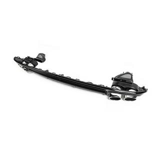 Heckdiffusor mit Endrohren S-Style (für S / S-Line) Audi A6 C8 2018–2025 Foto 3