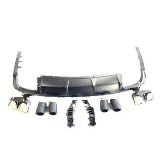 Heckdiffusor mit Endrohren S-Style (2018-2021) Audi A8 2018- Foto 2