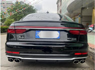 Audi A8 2018- Heckdiffusor mit Endrohren S-Style (2022+) Foto 1