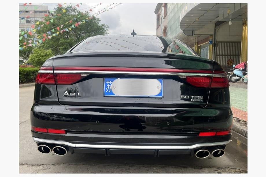 Audi A8 2018- Heckdiffusor mit Endrohren S-Style (2022+) Image