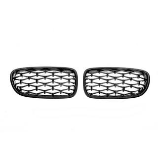 Nieren Diamond Black (Schwarz Glanz) BMW 5 Series F10/F11 2010–2016 Foto 4