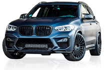 BMW X4 G02 2018- Nieren M-Look (Schwarz Glanz) Foto 2