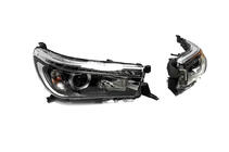 Toyota Hilux 2015- Vordere OEM Scheinwerfer V2 2015-2019 (für Xenon- oder LED-Lampe, 2 Stk.) Foto 5