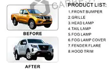 Nissan Navara/NP300 2016- Facelift Upgrade Kit auf 2021 (für 2015-2020) Foto 3