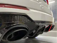 Audi Q3 2019–2025 Heckdiffusor mit Endrohren QRS-Style Foto 1