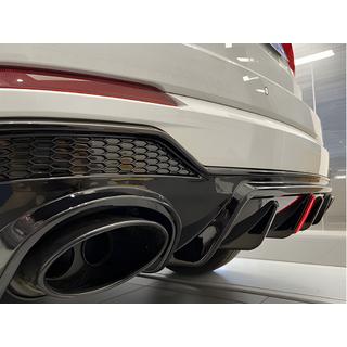 Heckdiffusor mit Endrohren QRS-Style Audi Q3 2019–2025 Foto 1