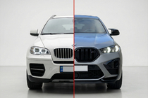 BMW X6 E71 2008–2014 Facelift Paket auf X6M F96 LCI Foto 1