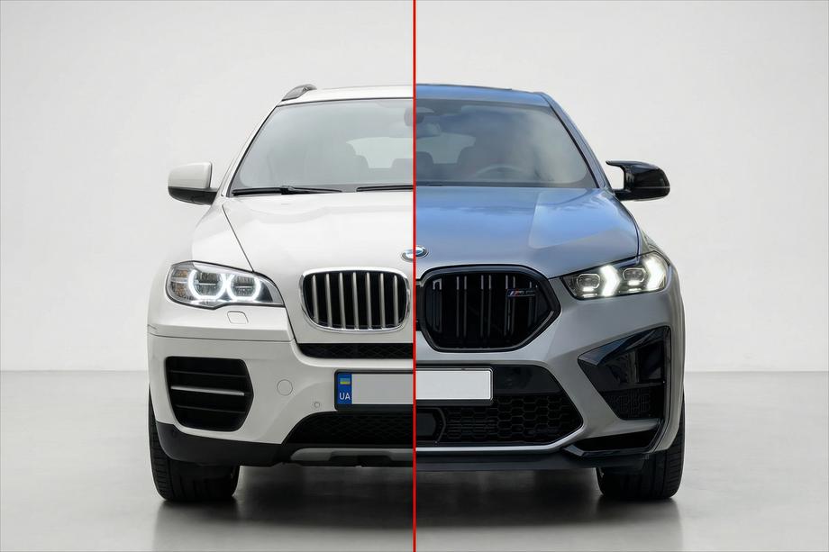 BMW X6 E71 2008–2014 Facelift Paket auf X6M F96 LCI Image