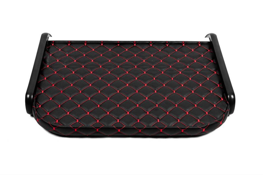 Renault Master 2011-2023 Ablage für Armaturenbrett (Schwarz mit roter Naht) Foto 4